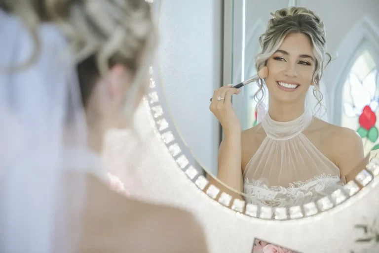 Las Vegas Wedding Bride in Storybook Wedding Chapel Bridal Suite