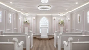 Storybook Wedding Chapel Altar