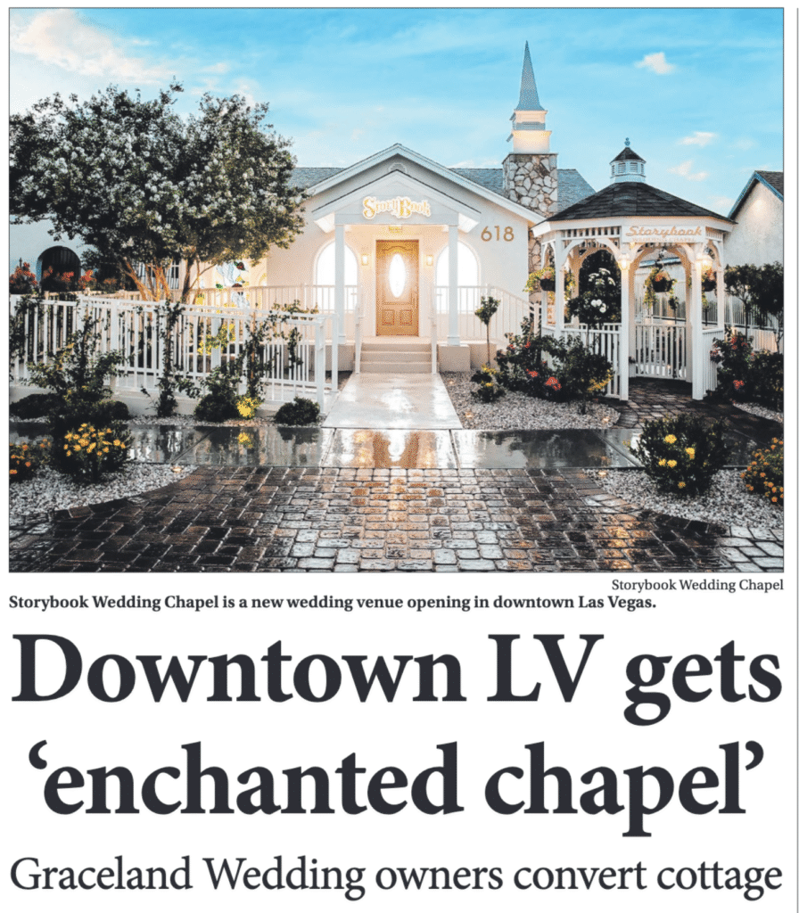 Las Vegas Review Journal - New Downtown Chapel Article